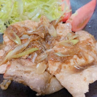 我が家の豚肉の生姜焼き